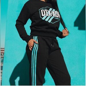 DIXXON Tiffany Stripes Jogger Sweatpants Black XXL